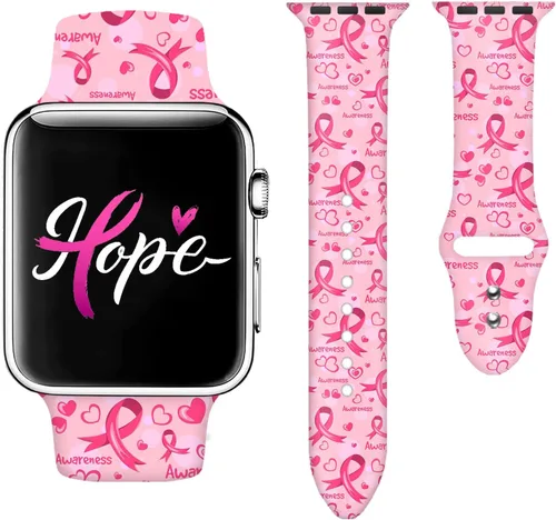 Vista 12 de Sport Silicone Band for Apple Watch Bands 38mm-49mm Women Men autismo