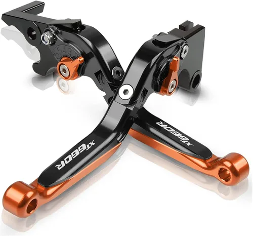 Vista 15 de Para Yamaha XT660R XT660 R 2014 2015 2016 2004-2017 Accesorios de motocicleta motocicleta ajustable extensible freno embrague palancas