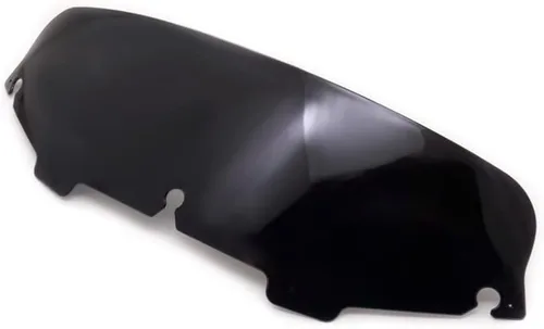 Vista 3 de Parabrisas negro de 4.5" para motocicleta, compatible con Harley Davidson Touring Street Glide Electra Glide FLHT FLHTCU Ultra Classic Glide FLHX