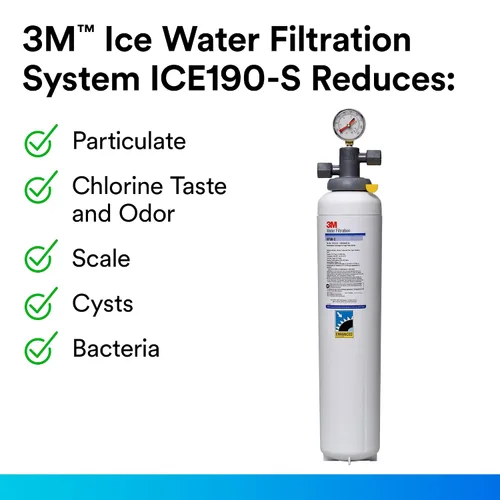 Vista 5 de Sistema de filtración de agua de hielo de la serie de alto flujo 3M ICE190-S