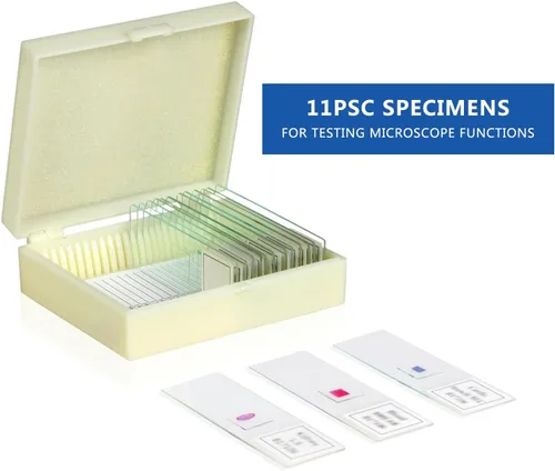 Vista 6 de HSL Microscopio trinocular compuesto LCD de 8 pulgadas,Microscopios biológicos profesionales 40x-2500x para laboratorio de adultos,Microscopio