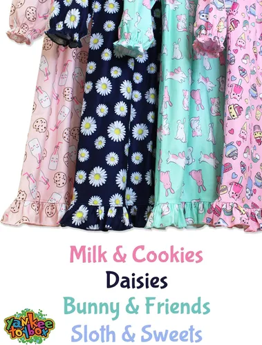 Vista 7 de Pijama de camisón de abuela para niña
