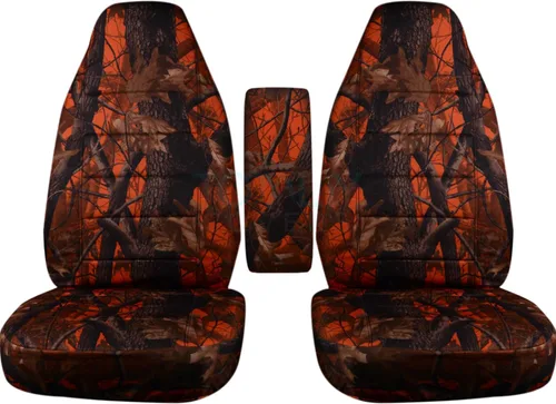 Vista 20 de Totally Covers Compatible con Ford Ranger/Mazda Serie B 2004-2012, fundas de asiento de cubo de camión de camuflaje con funda para reposabrazos beige