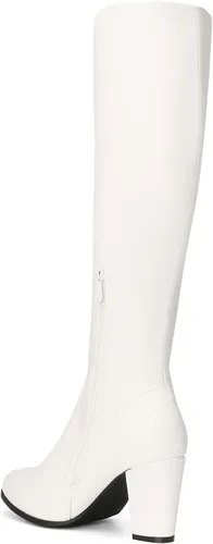 Vista 4 de DREAM PAIRS - Botas altas de tacón grueso para mujer, largo por encima de la rodilla