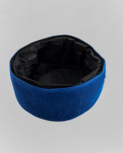 Vista 2 de CALDO Cuenco plegable para perros, perfecto para alimentos y agua sobre la marcha (azul)