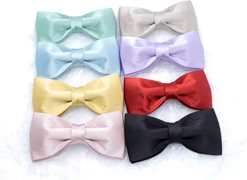 Vista 5 de Collar para perro, collar de seda verde con lazo, lazo suave, collar ajustable para mascotas, regalo para perros hembras o machos XS