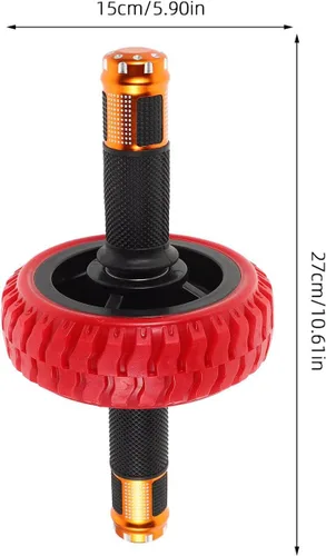 Vista 2 de Kisangel Rueda de rodillo abdominal para ejercicio abdominal Entrenador de fuerza central multifuncional con mecanismo de resistencia estable