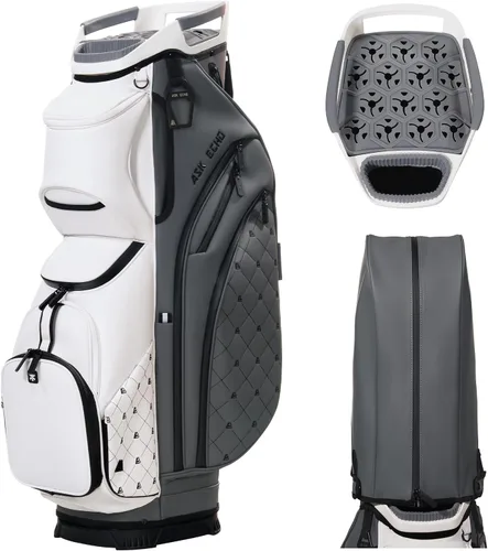 Vista 10 de ASK ECHO Bolsa de Carrito de Golf Silenciosa con Divisores de Longitud Completa de 15 Compartimentos SLC-130LE Crafted with elegant