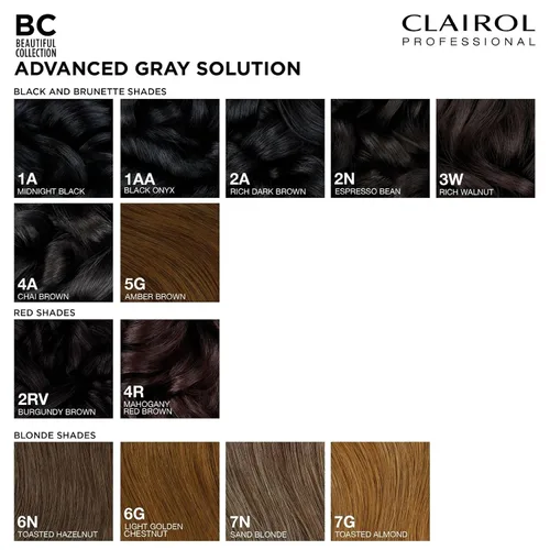 Vista 8 de Clairol Professional Beautiful Collection Advanced Gray Solutions Semi-Permanent Hair Color with Gray Coverage for All Hair Textures Packaging