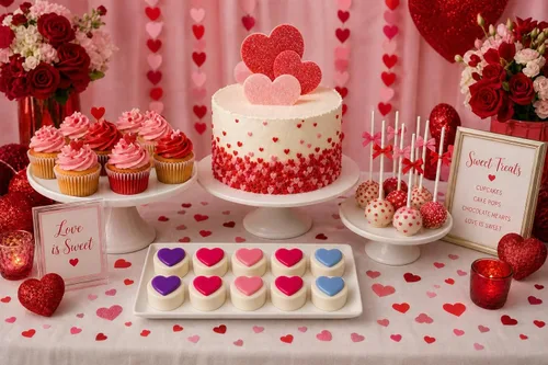 Vista 2 de Plain Heart Oreo Cookie Chocolate Candy Mold 1606-4 cavidades