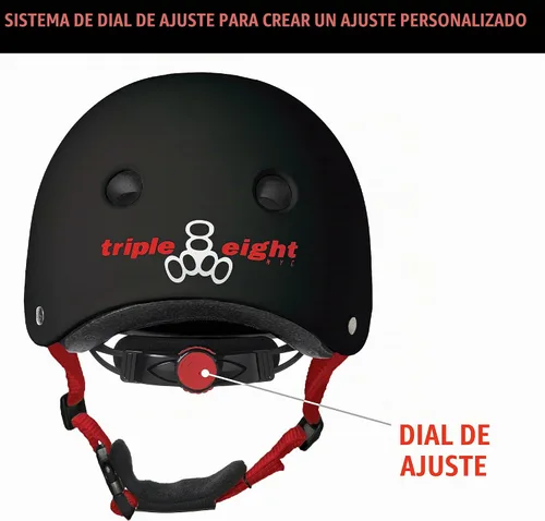 Vista 4 de Triple Eight Lil 8 Dual Certified Sweatsaver - Casco de patineta y bicicleta para niños