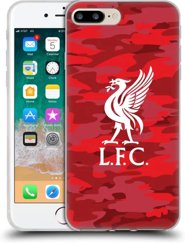 Vista 94 de Head Case Designs Funda de gel con licencia oficial del Liverpool Football Club Away Colourways Crest Camou [protección de grado militar] compatible