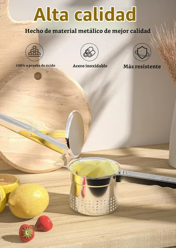 Vista 3 de Livilord - Ricer para patatas, acero inoxidable 18/10, mango ergonómico