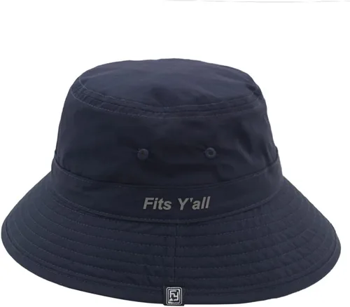 Vista 2 de Fits Y'all Sombrero de cubo plegable protección solar, secado rápido, repelente a las manchas y al agua para hombres, mujeres y unisex