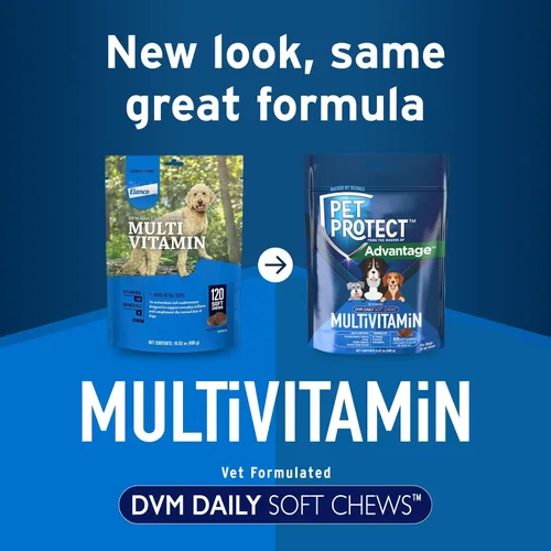 Vista 6 de Paquete de perros pequeños K9 Advantix II Perros de 4 a 10 libras Suministro de 6 meses + multivitamínico diario Pet Protect para perros 60