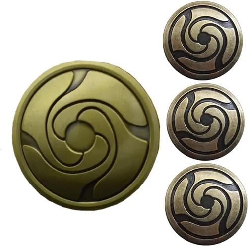 Vista 2 de Jujutsu-Kaisen Broche de escuela secundaria, broche de cosplay de anime con 3 piezas de botón accesorio de accesorios de cosplay