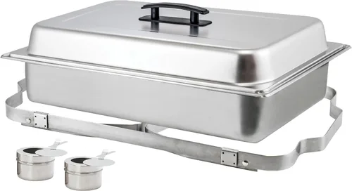 Vista 2 de Winco Chafer Clásico con Soporte Plegable, 8 Cuartos