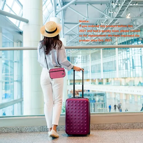 Vista 5 de EAZYMATE - Cartera de viaje familiar con bolsillo para teléfono con pantalla táctil, organizador de crucero de viaje en avión - Papel pintado