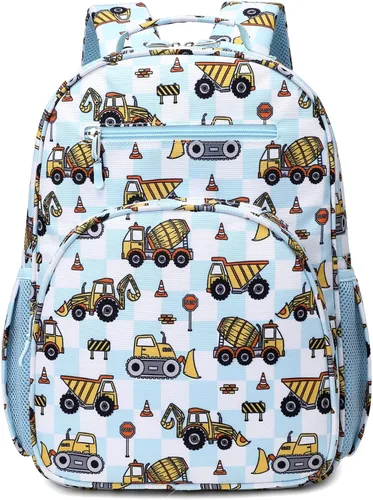Vista 11 de abshoo Lindas mochilas ligeras para niños de 4 a 8 años de edad (coches negro)