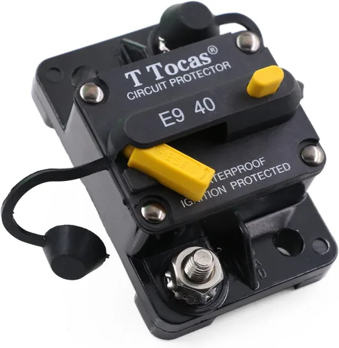 Vista 66 de E69 Interruptor de circuito de 10 A T3 con restablecimiento manual Mini de montaje en superficie IP66 Interruptor conmutable de 10 A