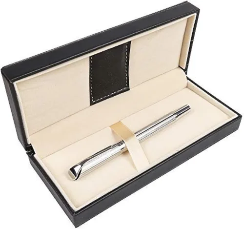 Vista 8 de Pemmeed Bolígrafo de Bola de Tinta Líquida para Mujeres Caja de Lujo Bolígrafo de Gel Tinta Negra Bolígrafo Elegante Recargable para Oficina