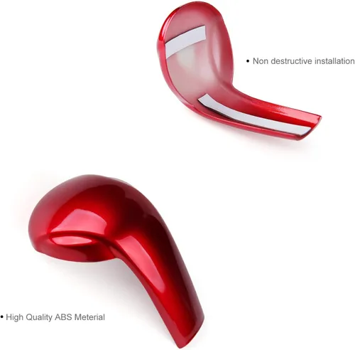 Vista 7 de Compatible con Mazda CX-5 CX-9 CX-3 6 3 Accesorios Cubierta de la perilla de la palanca de cambios del coche, tapa de ajuste de panel de engranajes
