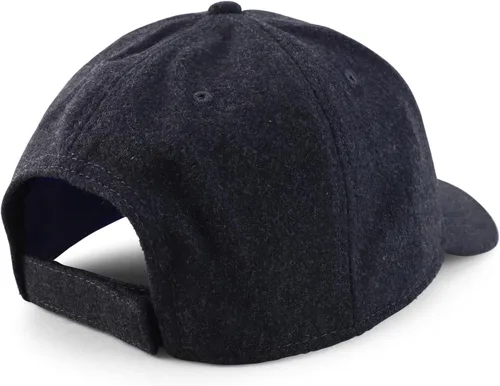 Vista 3 de Gorra de béisbol estructurada de mezcla de lana Melton XXL de gran tamaño de 5 paneles