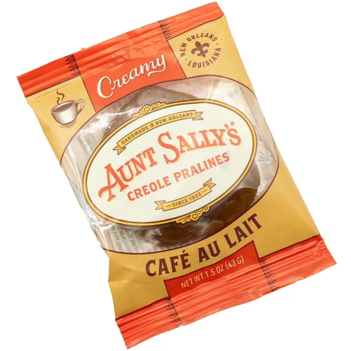 Vista 5 de Aunt Sally's Pralinés cremosos surtidos - Caja de 12 unidades - Praliné más famoso de Nueva Orleans - Caramelo de nuez hecho a mano