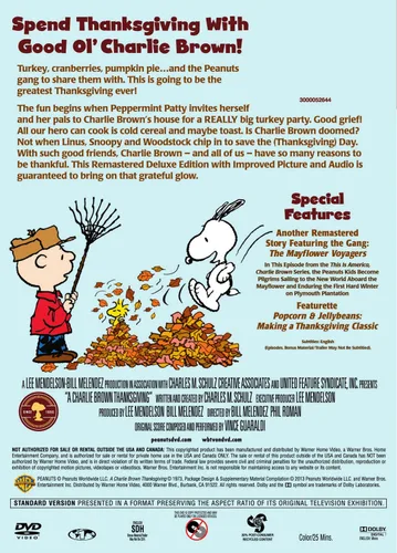 Vista 2 de A Charlie Brown Thanksgiving 40th Anniversary Deluxe Edition (DVD)