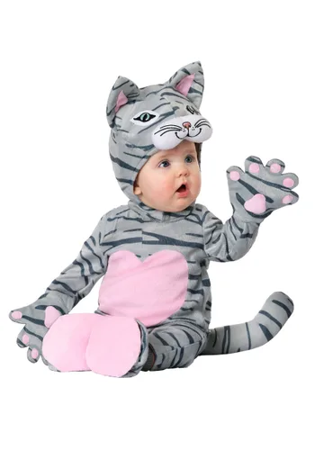 Vista 2 de Disfraz de gatito adorable para bebé Multicolor