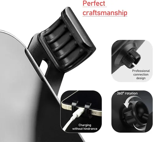 Vista 4 de KUNGKIC Soporte universal para teléfono de automóvil compatible con Volkswagen VW Golf 7 MK7 2014-2020, soporte de teléfono ajustable