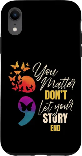 Vista 25 de Semicolon Mental Health Awareness Prevention Case for iPhone 17