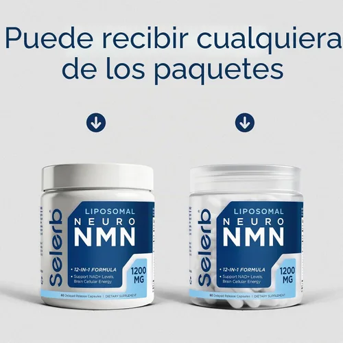 Vista 8 de Selerb Suplemento NMN NMN neuroliposomal con resveratrol, TMG, Quercetina, CoQ10, Rhodiola, NAC, Astaxantina y Magnesio NAD+ Precursor apoya