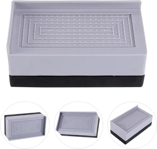 Vista 9 de Uonlytech Almohadillas de elevación de muebles, botines para muebles, patas de silla, parte inferior de silla, protector de piso, protectores