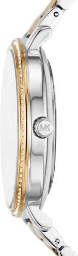 Vista 2 de Michael Kors Pyper - Reloj de acero inoxidable para mujer, con correa de acero, cuero o silicona