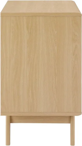 Vista 4 de Modway EEI-6796-OAK Render Gato Gabinete, Roble