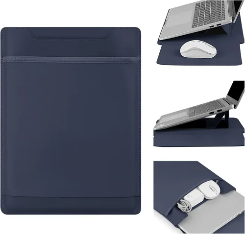 Vista 9 de HoYiXi Funda para laptop de 15 a 15.6 pulgadas, compatible con MacBook Pro de 16/15.4 pulgadas, MacBook Pro 15, Mac Air 15, funda impermeable suave