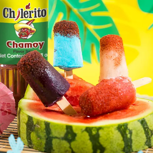 Vista 7 de EL CHILERITO - Paquete de 3 salsas sabor Chamoy 5L/166.5 onzas líquidas – Alimentos mexicanos – Excelente para adornar frutas y aperitivos – Sabor