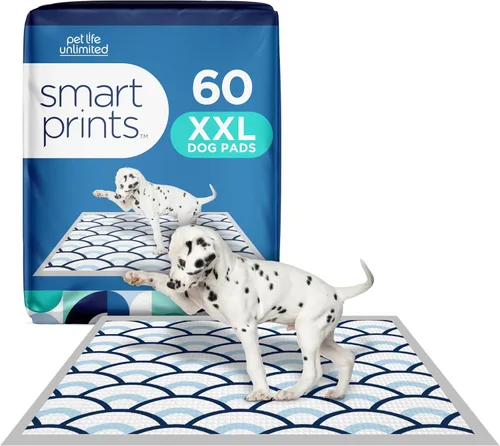 Vista 10 de Pet Life Unlimited Smart Prints - Almohadillas grandes para cachorros, 22 x 22 pulgadas, 42 unidades (L) Elegantes almohadillas de entrenamiento