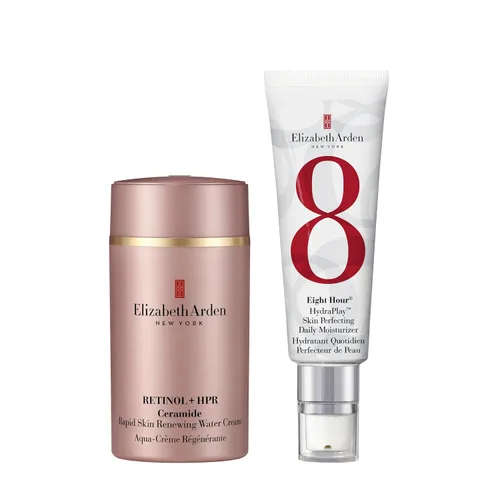 Vista 18 de Elizabeth Arden Retinol + HPR Ceramide Rapid Skin Renewing Water Cream Face Moisturizer, Anti-Aging Wrinkle Treatment, Niacinamide, Hyaluronic Acid