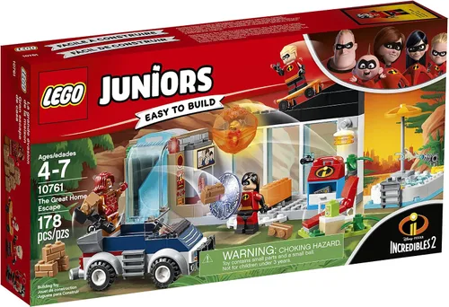 Vista 4 de LEGO Juniors/4+ The Incredibles 2 The Great Home Escape 10761 Kit de construcción (178 piezas)