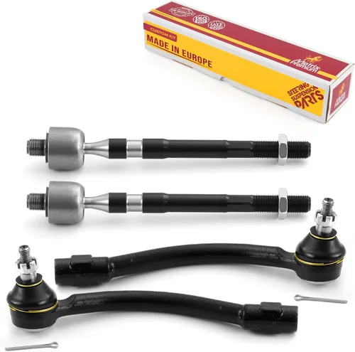 Vista 94 de Metrix Premium Chassis Parts - Kit de 4 piezas de extremos de barra de acoplamiento frontal exterior e interior compatible con Nissan Pathfinder