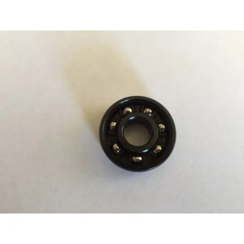 Vista 3 de 100 piezas 608 Fidget Spinner abierto negro rodamiento giro rápido sin grasa