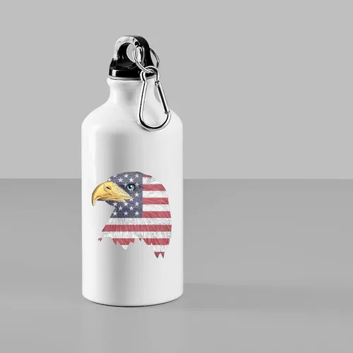 Vista 4 de Adhesivo de vinilo patriótico con bandera de Estados Unidos de Águila Americana para ventana de automóvil, parachoques de automóvil, camión