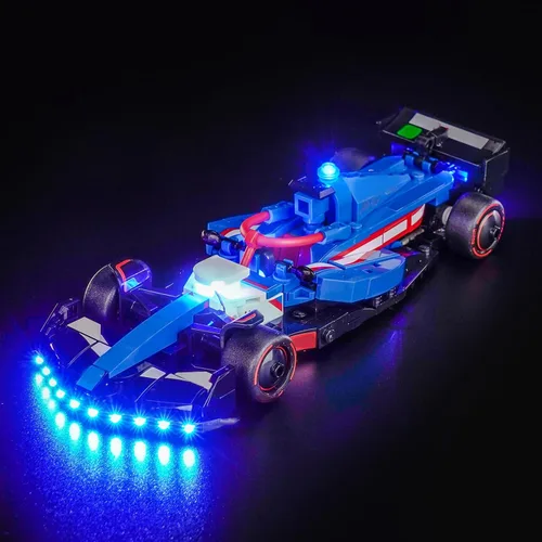 Vista 13 de Kit de luces LocoLee Compatible con Lego 77251 McLaren F1 Team MCL38 Coche de Carrera - Solo Luz Sin Modelo, Accesorios de Iluminación LED