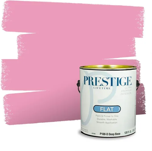 Vista 750 de Prestige Paints Pintura exterior e imprimación en uno, 1 galón, plano, coincidencia comparable de Valspar* Amber Rose*