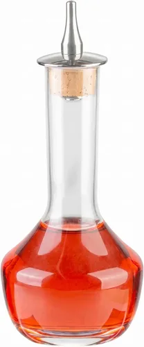 Vista 16 de Restaurantware Bar Lux - Botella amarga de 3.5 onzas, 1 vaso amargo de grado profesional, con tapa Dasher chapada en cobre para cócteles o postres