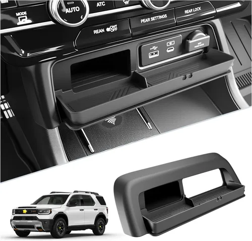 Vista 11 de SKTU Paquete de 2 para Subaru Forester 2025 2026 Organizador de Consola Central para Subaru Forester 2025 2026 Bandeja de Consola y Caja