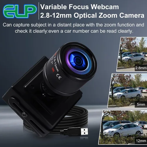 Vista 9 de Webcamera_USB Manual Zoom USB Cámara USB para computadora Mini UVC USB2.0 Webcam 1080P Lightburn Cámara 0.110-0.472 in Cámara Varifocal para PC