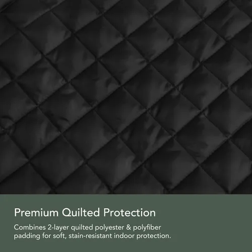 Vista 5 de Covermates Cubierta de aire acondicionado para interiores, resistente a la intemperie, cubierta acolchada para unidad de aire acondicionado